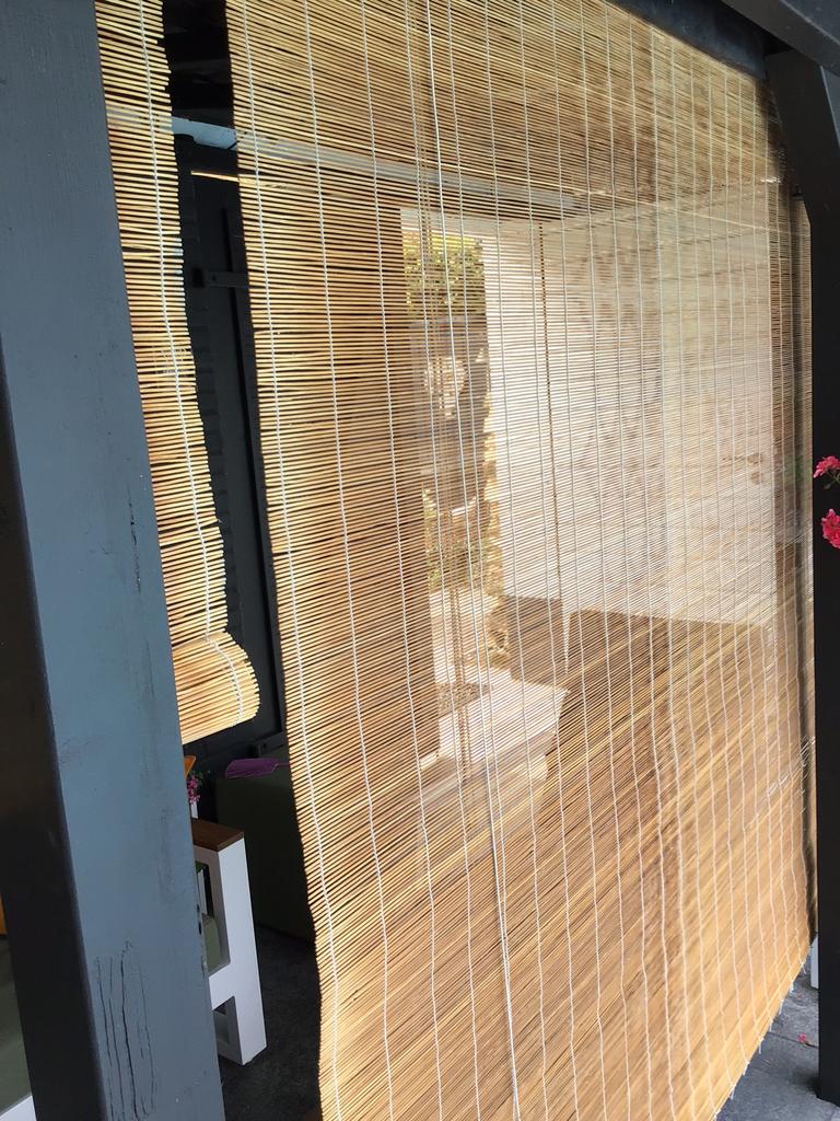 Rolgordijn zonwering 1,8x1,8m ideaal voor overkapping, Ophalen, Gebruikt