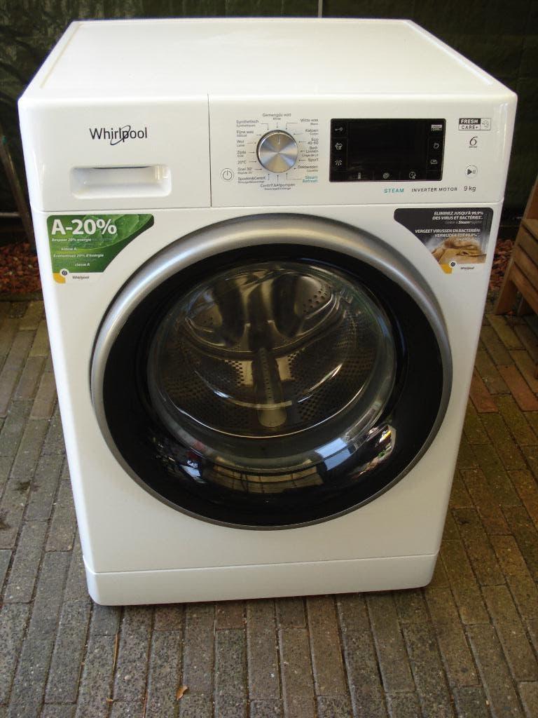 wasautomaat whirlpool, Ophalen, 1200 tot 1600 toeren, 8 tot 10 kg, Nieuw
