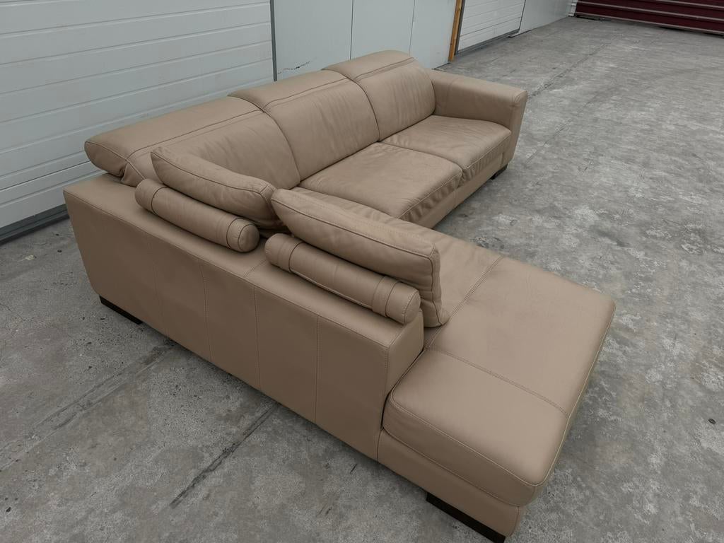 Prachtige Leren Montèl Hoekbank | Gereinigd, Montèl, 250 tot 300 cm, Mijnsherenweg, Design