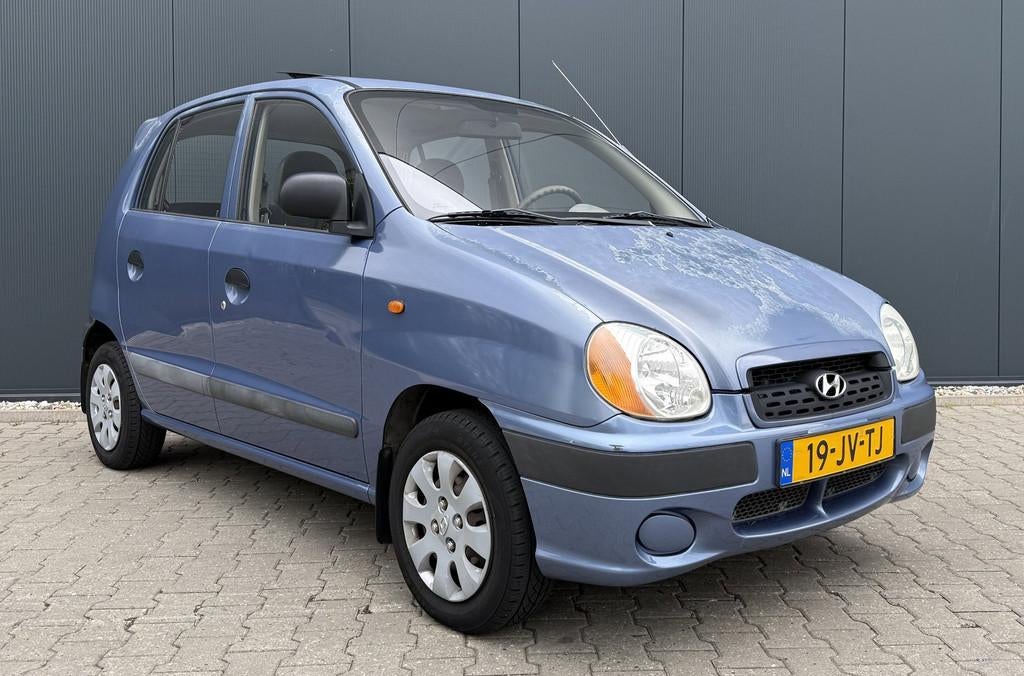Hyundai Atos Spirit 1.0i SX Airco Automaat APK 99 000 Km NAP, Auto's, Hyundai, Gebruikt, Zwart, 833 kg, Origineel Nederlands
