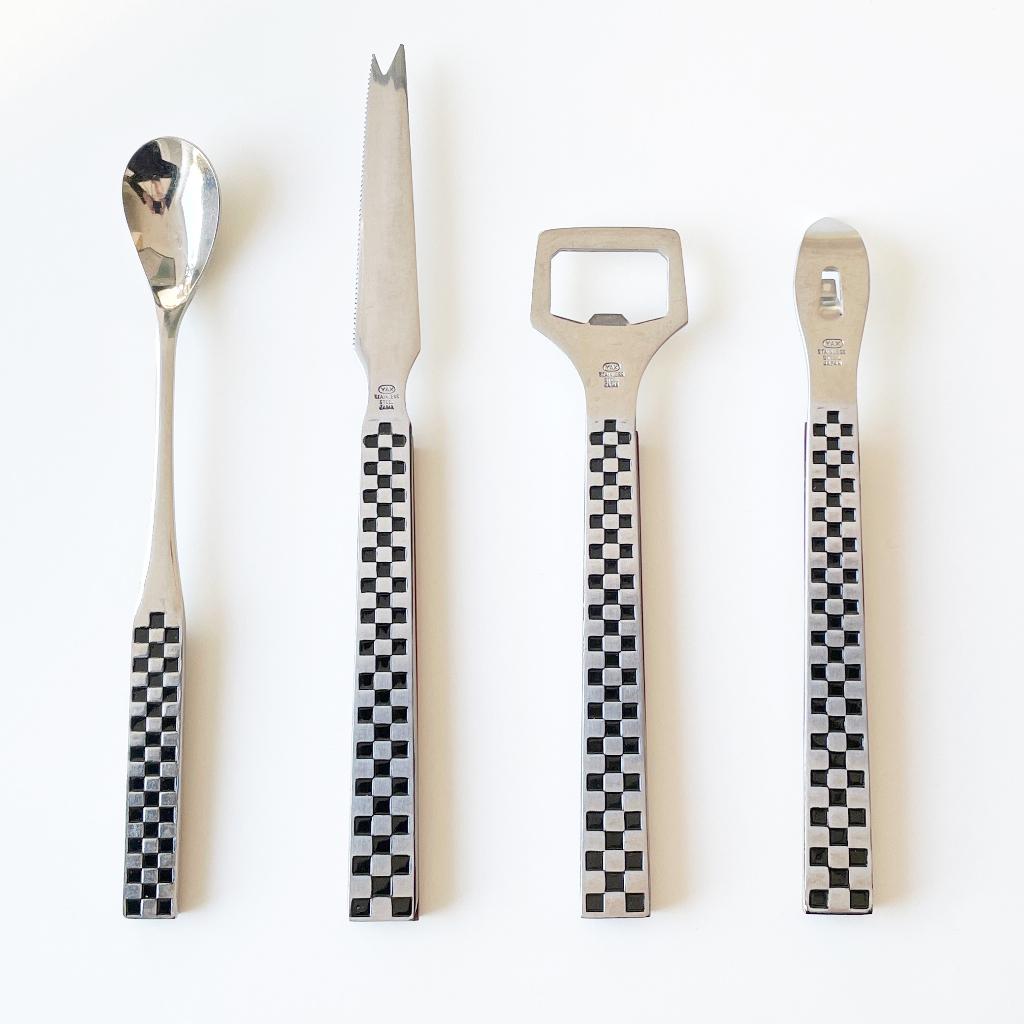teak YAX Japan BAR-SET vintage openers MidCentury mancave, Verzamelen, Retro, Verzenden, Huis en Inrichting