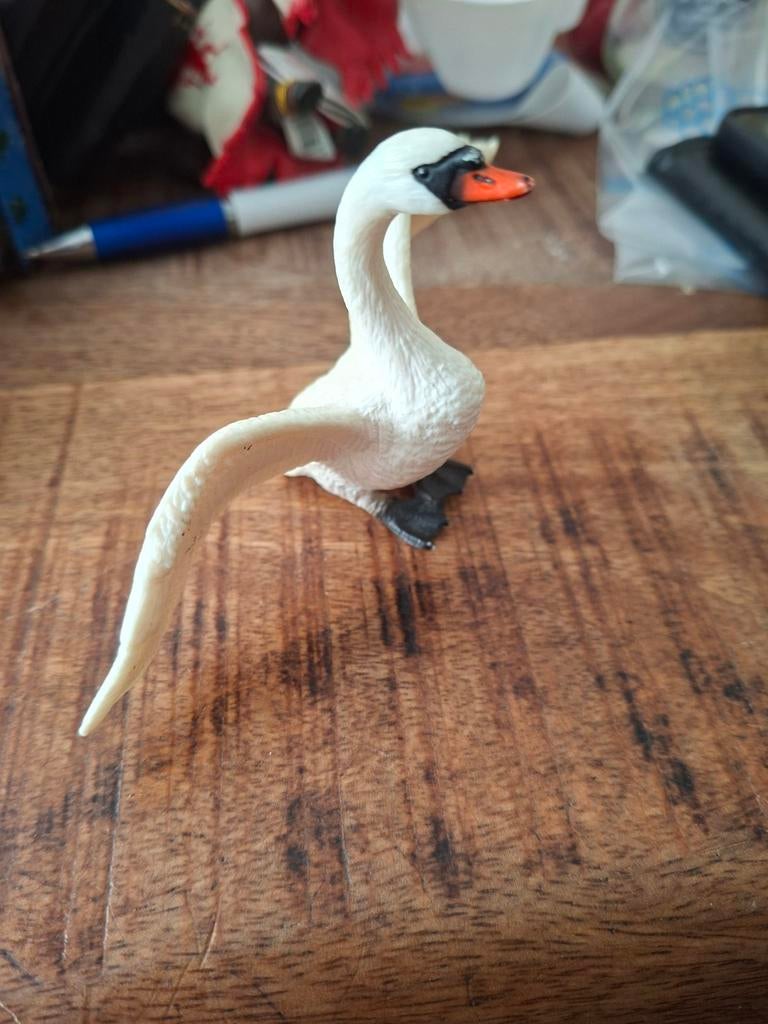 Schleich zwaan, Ophalen of Verzenden, Zo goed als nieuw, Vogel, Beeldje of Figuurtje