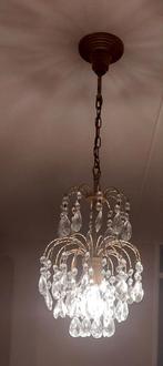 Kroonluchter met glazen pegels, Huis en Inrichting, Lampen | Kroonluchters, Ophalen