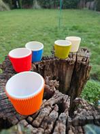 5 retro eierdopjes, Ophalen, Porselein, Overige stijlen, Overige typen