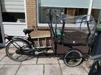 Popal cangoo bakfiets, Fietsen en Brommers, Fietsen | Bakfietsen, 4 kinderen of meer, Gebruikt, Huif, Ophalen