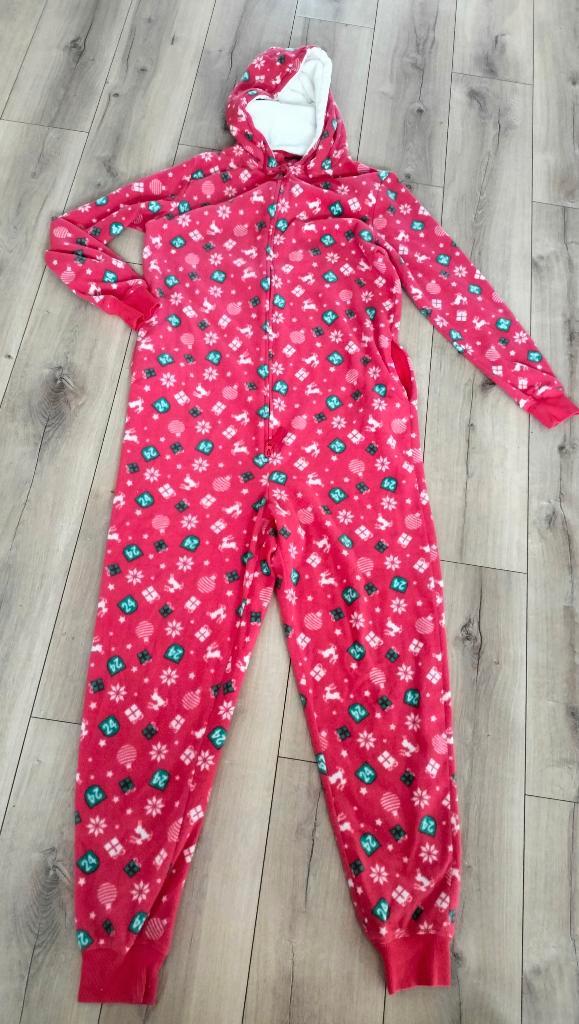 Onesie Maal L, Kleding | Dames, Huispakken, Zo goed als nieuw, Maat 42/44 (L), Rood, Ophalen of Verzenden