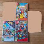 Nintendo Switch Games Mario Pikachu inclusief hoesjes, Overige genres, Ophalen of Verzenden, Zo goed als nieuw, 3 spelers of meer