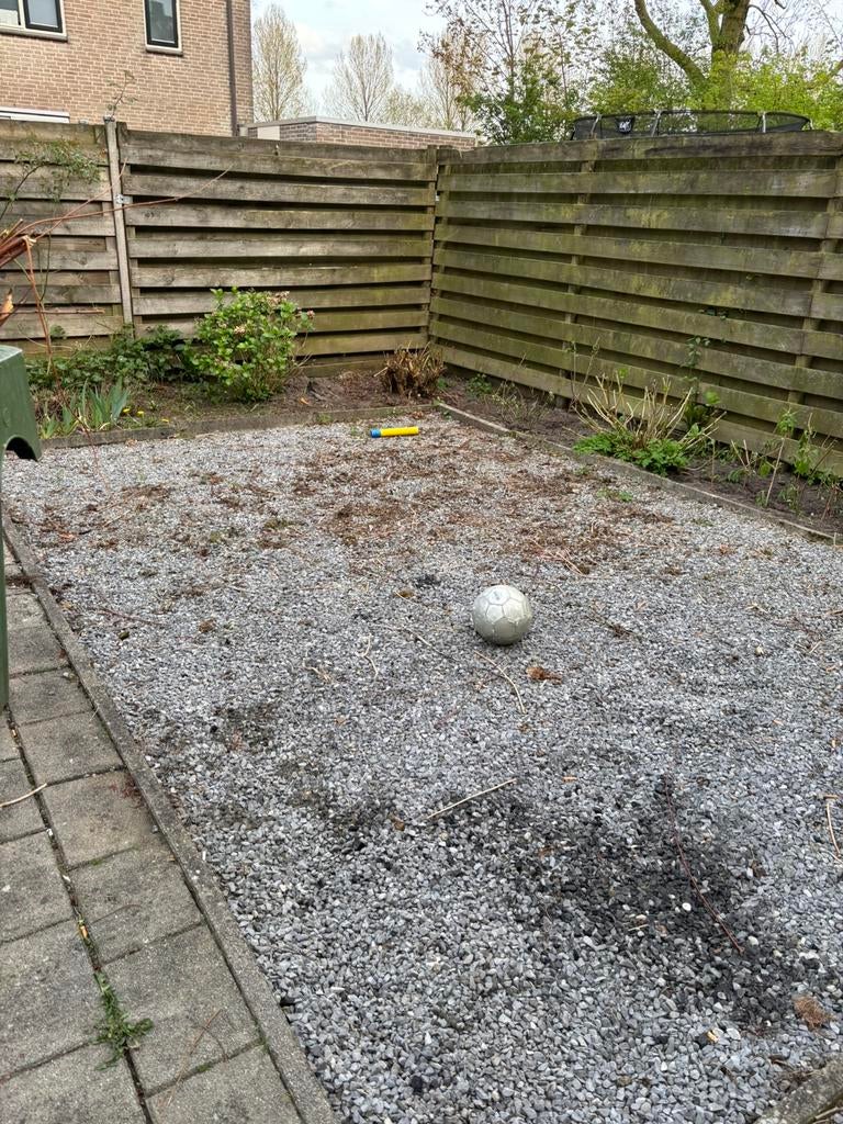 Gratis grind, zelf uithalen 3x5 meter, Ophalen, Zo goed als nieuw, Grind, Terrastegels