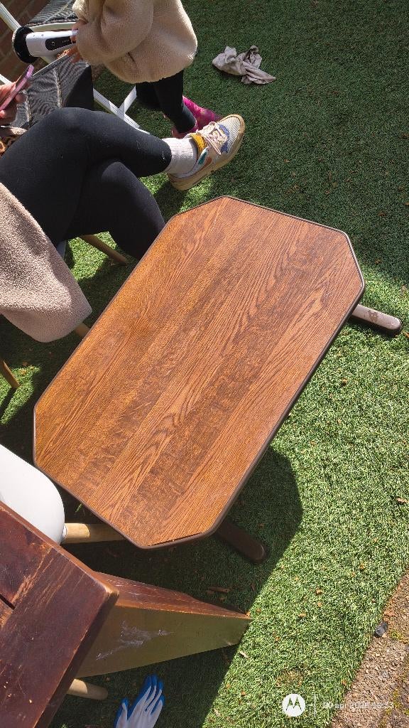 Camping camper tafel + stelbaar, Caravans en Kamperen, Ophalen, Gebruikt