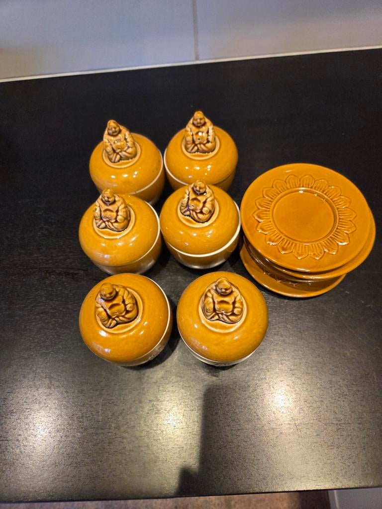 Soepkommen met deksel en schotell, Huis en Inrichting, Keuken | Servies, Ophalen, Zo goed als nieuw, Kom(men), Overige stijlen