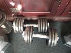 Set dumbbells 6x stang en meerdere schijven, Ophalen, Zo goed als nieuw, Armen, Dumbbell