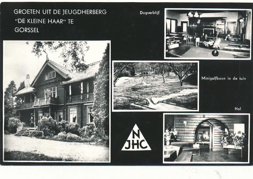 11040 Groeten uit de jeugdherberg De Kleinde Haar te Gorssel, Ophalen of Verzenden, 1940 tot 1960, Gelderland