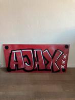 Mooi graffiti bord AJAX 122x61cm, Ophalen, Schilderij, 100 tot 125 cm, Oorspronkelijke maker