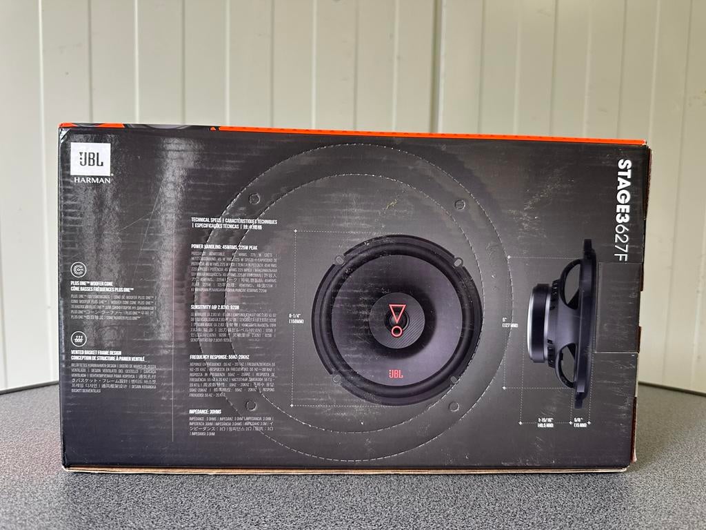 JBL Stage 3 627F - Autospeaker - 6.5” (16,5 cm), Auto diversen, Autospeakers, Ophalen of Verzenden, Zo goed als nieuw