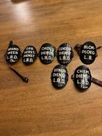 Luchtbeschermings dienst arm schildjes, Ophalen of Verzenden, Nederland, Embleem of Badge