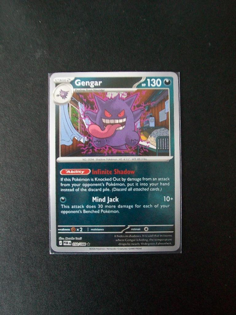 9276. Nieuwe Pokemon Kaart Holofoil GENGAR HP 130 (050/088), Verzenden, Nieuw, Losse kaart, Foil