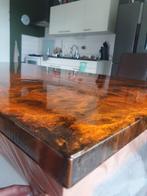 Tafel met epoxy design laag, Ophalen, 50 tot 100 cm, Uniek design, Rechthoekig