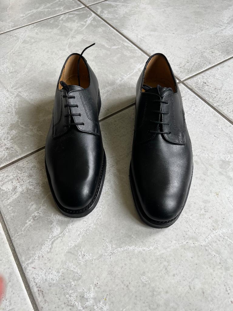 Nieuw paar Veterschoenen van Defensie maat 8M. 42, Kleding | Heren, Schoenen, Verzenden, Zwart, Derby van Defensie, Nieuw