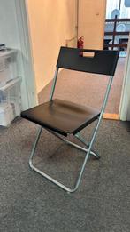 10x IKEA GUNDE klapstoelen | Compact | Stevig | Setprijs, Ophalen, Niet bekend, Ikea, Zwart
