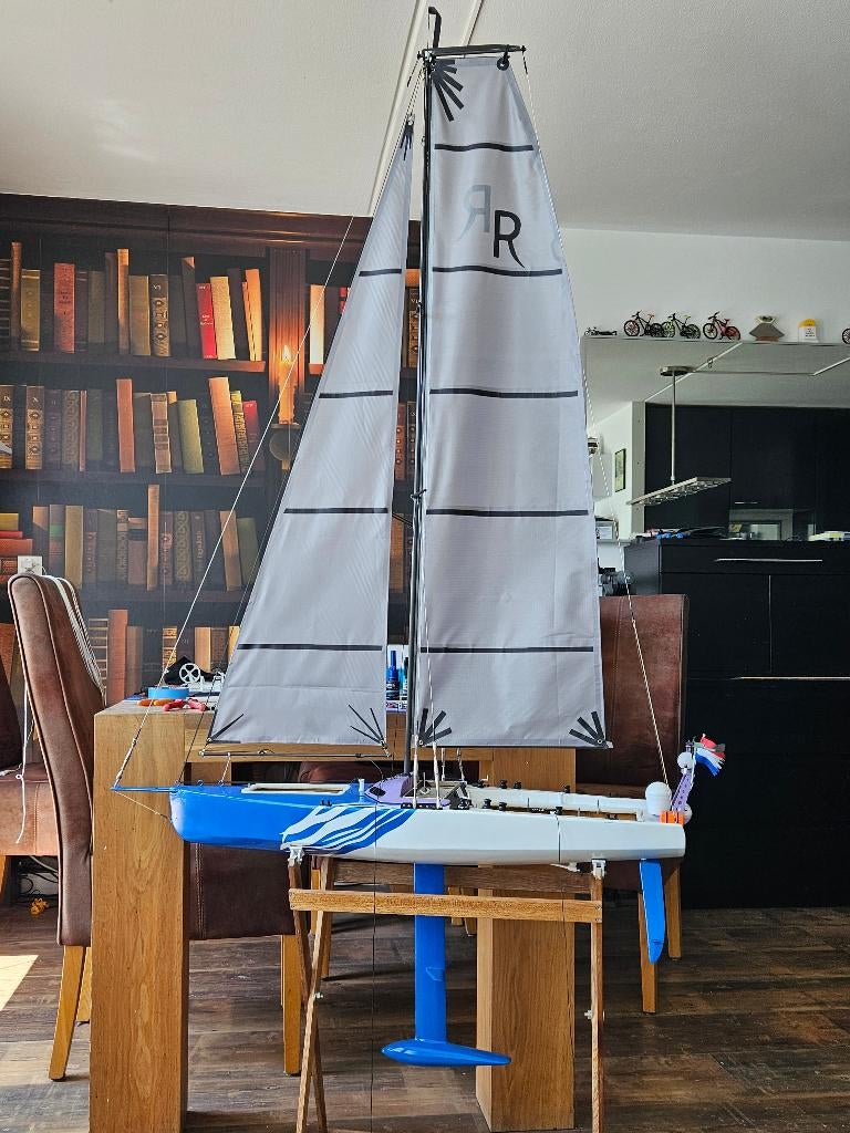 RC model zeilboot 1mtr, Ophalen, Gebruikt, Groter dan 1:32