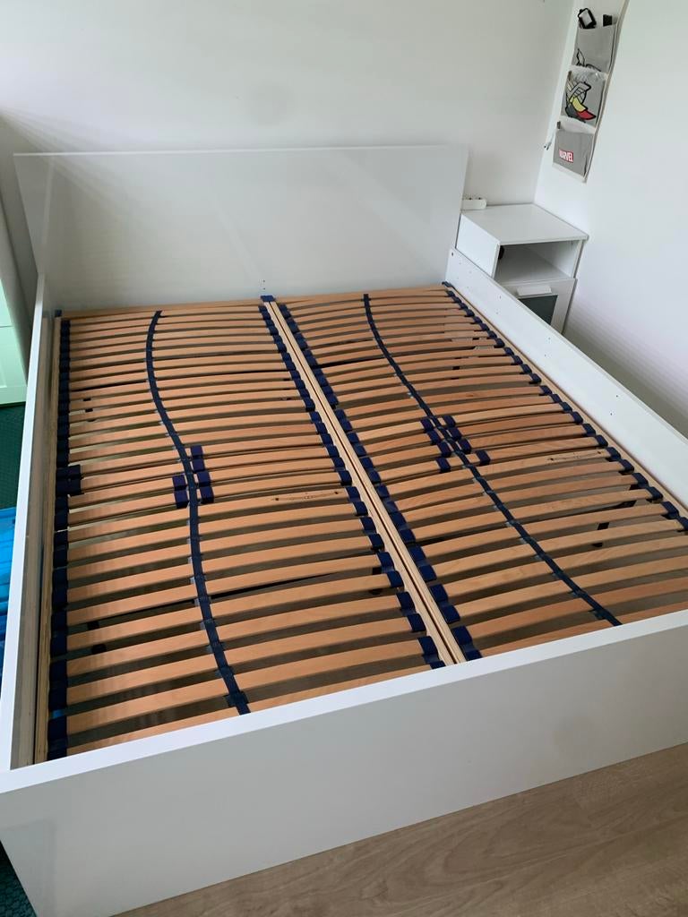 Mooi bedframe Leenbakker 160x200, Huis en Inrichting, Slaapkamer | Bedden, Ophalen, Tweepersoons, Zo goed als nieuw, 200 cm