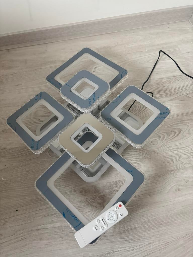 Led zilver eric kuster modern strak plafondlamp 3 dimbaar, Ophalen of Verzenden, Nieuw, Overige materialen, Eric kuster