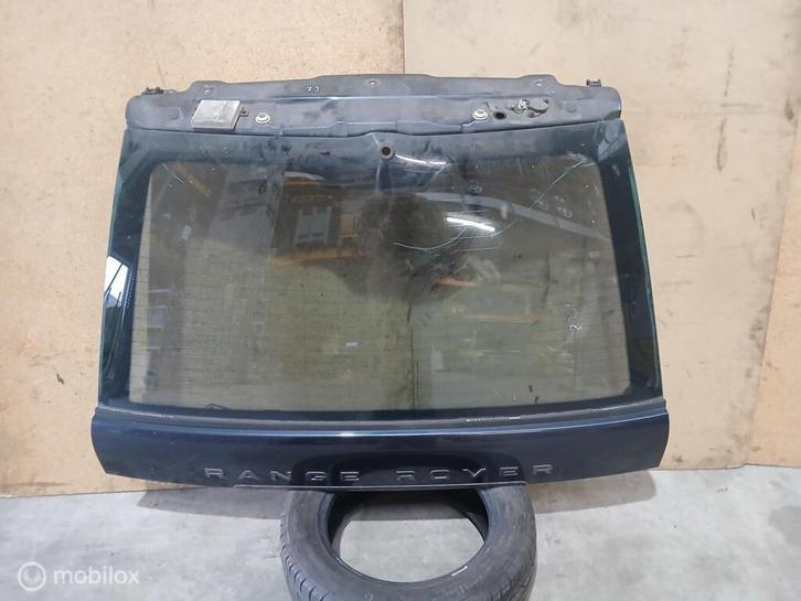 Achterklep Range Rover L322 Vogue Achter klep ruit blauw, Auto-onderdelen, Carrosserie en Plaatwerk, Achterklep, Land Rover, Gebruikt