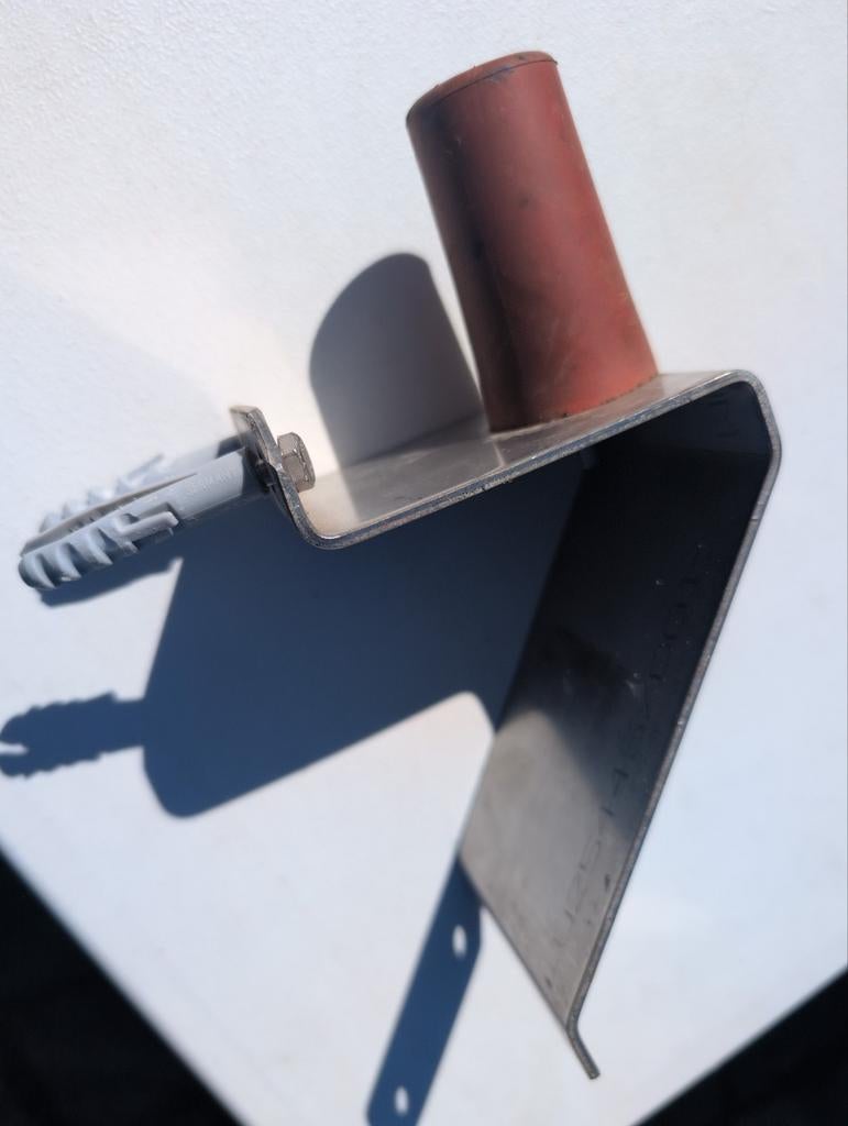 RVS Deurstopper / Deurbeugel met rubberen dop, Ophalen of Verzenden, Nieuw, Binnen
