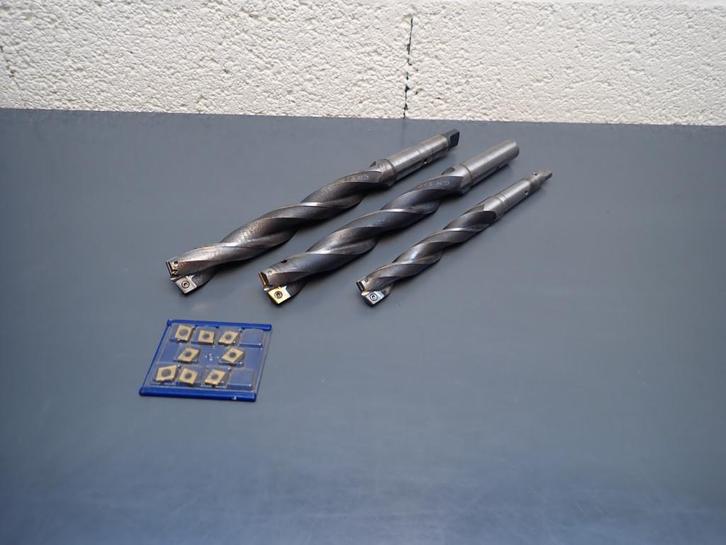 Wisselplaat boren , Volboor , U-boor , U-Drill , MC3 , MC2, Doe-het-zelf en Verbouw, Draaibanken, Gebruikt, Ophalen of Verzenden