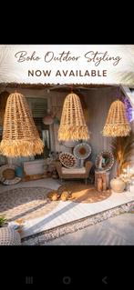 Ibiza Boho style rieten lampen accessoires, Huis en Inrichting, Woonaccessoires | Wanddecoraties, Ophalen of Verzenden, Nieuw