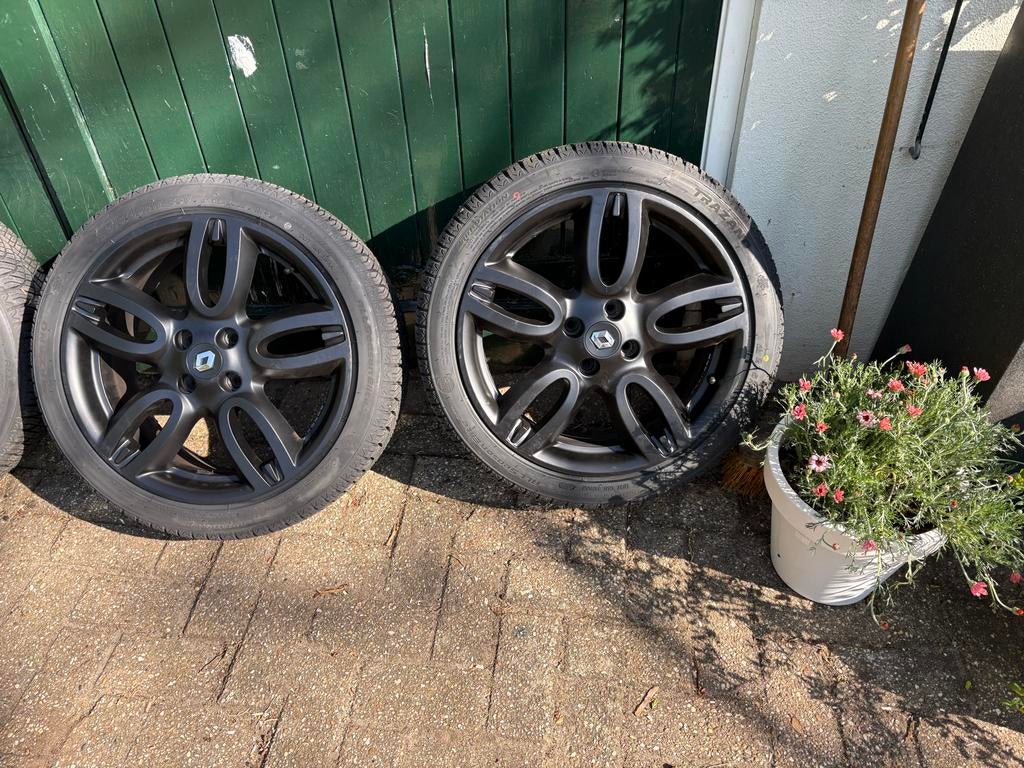 Set Renault RS velgen 17 inch met all-season banden, Ophalen of Verzenden