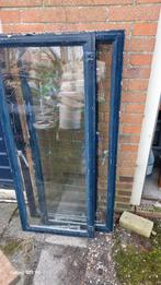 STALEN KOZIJNEN 3X MET OPENSLAANDE RAMEN + DUBBEL GLAS, Ophalen, Gevelraam of Ruit, Gebruikt, Minder dan 80 cm