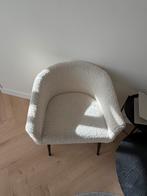Off White Boucle Fauteuil, Huis en Inrichting, Fauteuils, Minder dan 75 cm, Ophalen of Verzenden, Zo goed als nieuw, Stof