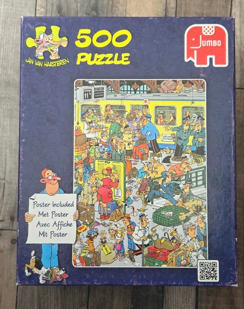 Jan van Haasteren puzzels te koop, Hobby en Vrije tijd, Denksport en Puzzels, Zo goed als nieuw, 500 t/m 1500 stukjes, Ophalen