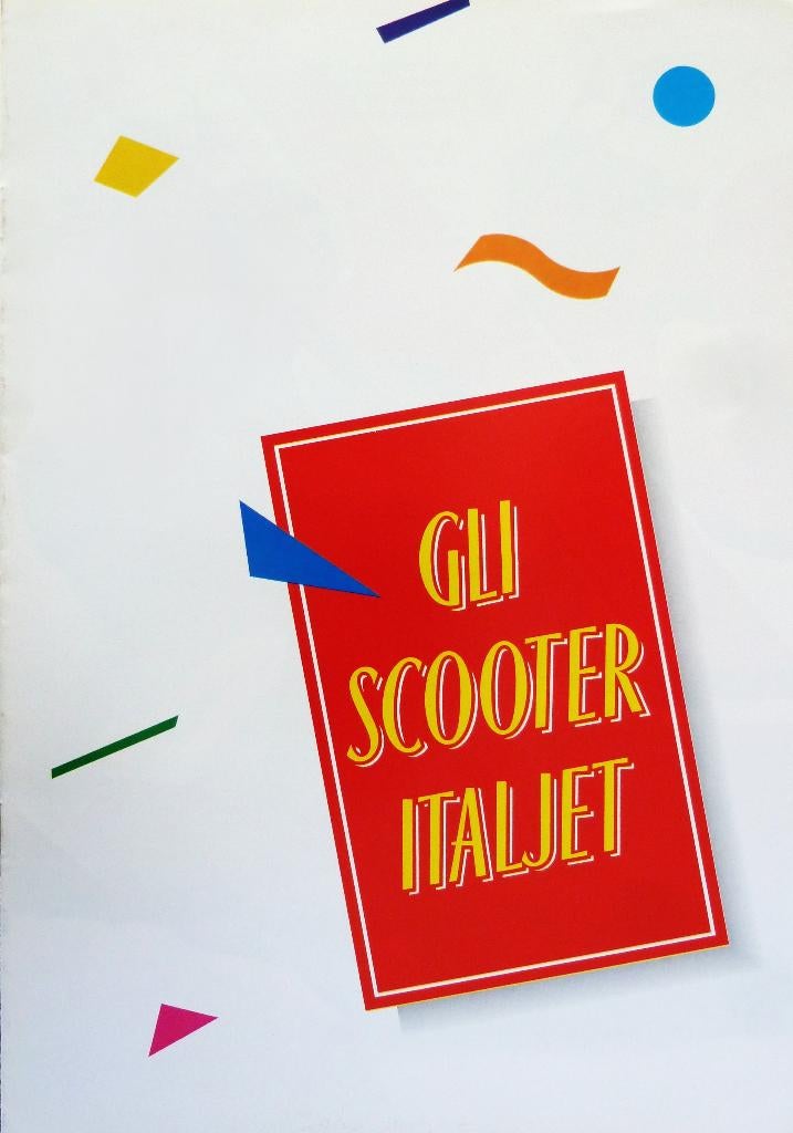 Folder ITALJET GLI Scooter Bazooka Ascot Reporter 2000, Ophalen of Verzenden, Nieuw