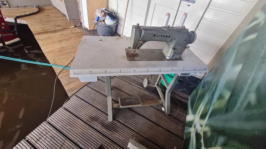 Durkopp Adler zigzag industriële naaimachine, Gebruikt, Naaimachine, Industrieel, Ophalen