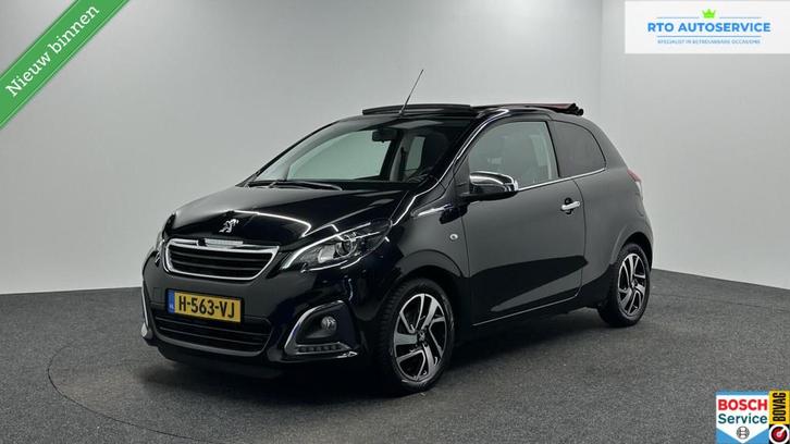 Peugeot 108 1.2 Puretech GT-Line LM ECC CRUISE CABRIO TOP., Auto's, Peugeot, Bedrijf, Te koop, ABS, Airbags, Airconditioning, Alarm