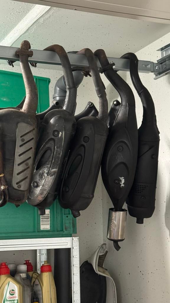 Diverse uitlaten voor Piaggio scooter - Bieden!, Ophalen, Gebruikt, Uitlaat, Piaggio