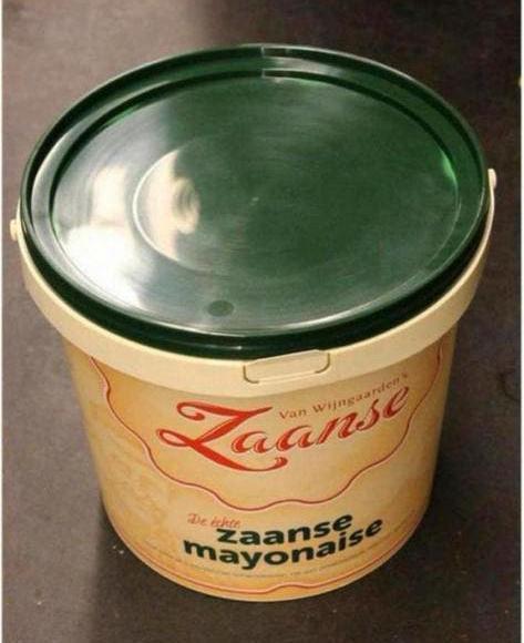 Emmers van 10 liter met deksels en handgreep, Ophalen, Zo goed als nieuw