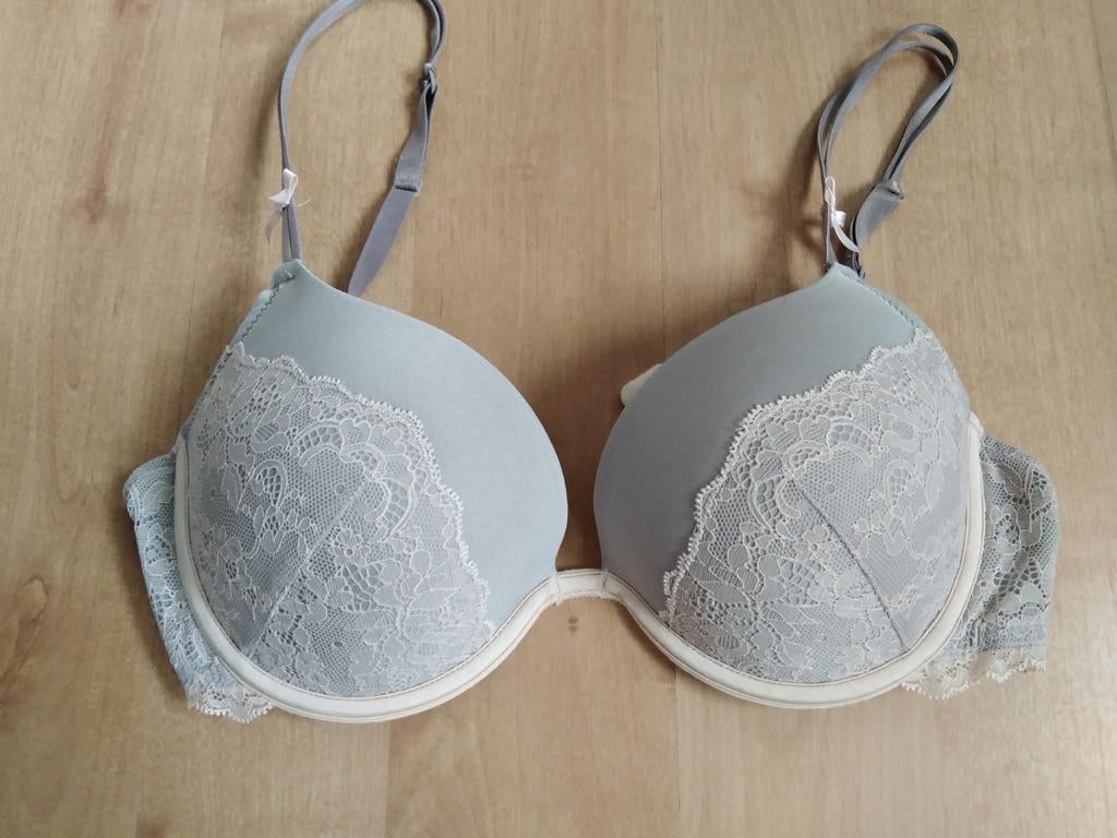 Bh met kant, Ophalen of Verzenden, Beige, BH