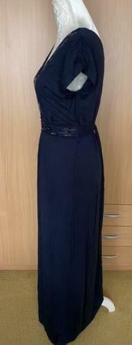 Monsoon lange jurk maat 38/40, Kleding | Dames, Maat 38/40 (M), Blauw, Ophalen of Verzenden, Zo goed als nieuw