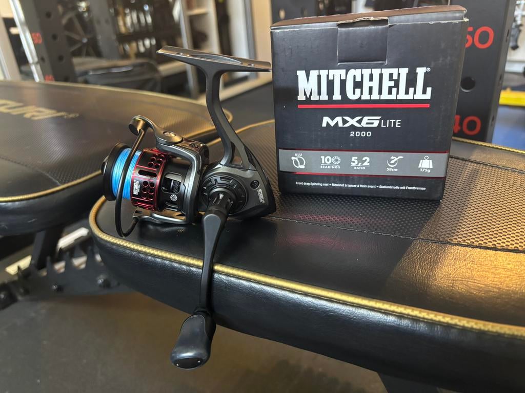 Mitchell MX6 Lite 2000, Watersport en Boten, Hengelsport | Roofvissen, Ophalen of Verzenden, Zo goed als nieuw, Molen