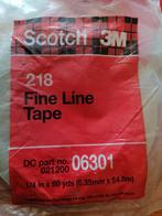 Scotch 3M 218 Fine Line Tape 6.35mm x 54.8m, Ophalen of Verzenden, Nieuw, Overige typen