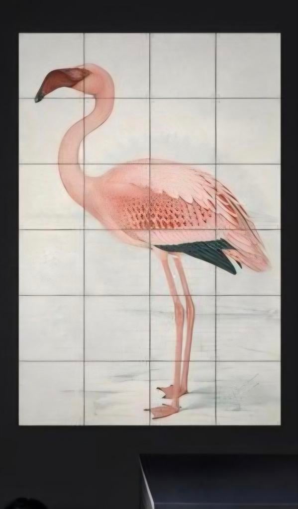 Ixxi flamingo wanddecoratie 80 x 120 cm, Ophalen of Verzenden