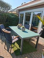 Tuintafel 200x100x75 cm -, Ophalen, Gebruikt, Rechthoekig, Hout