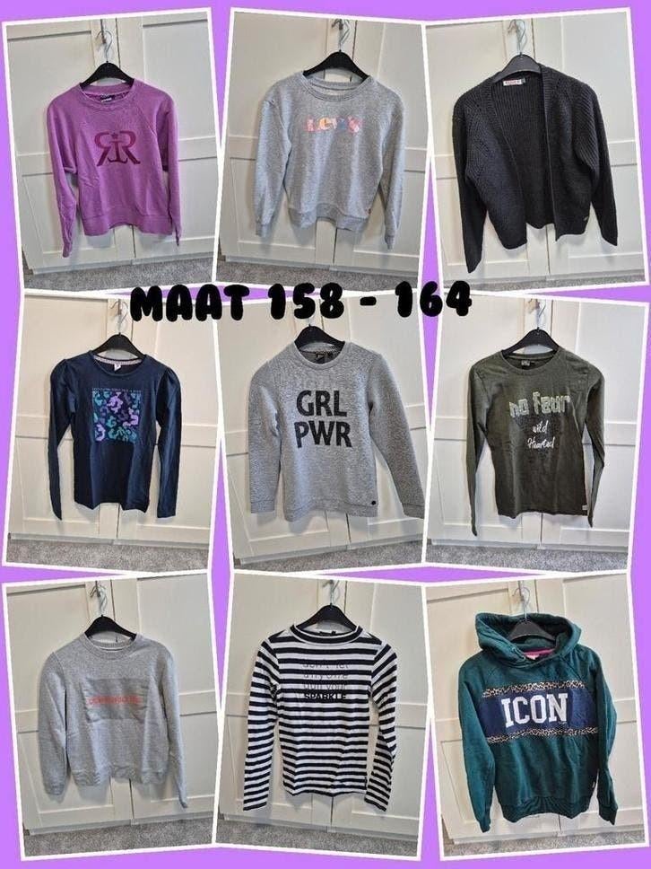 Pakket hoodies/ truien maat 158 - 164, Kinderen en Baby's, Kinderkleding | Maat 158, Meisje, Trui of Vest, Ophalen of Verzenden