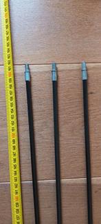 3 stuks 3delige Fiber tentstokken lengte 161 cm., Ophalen of Verzenden, Gebruikt