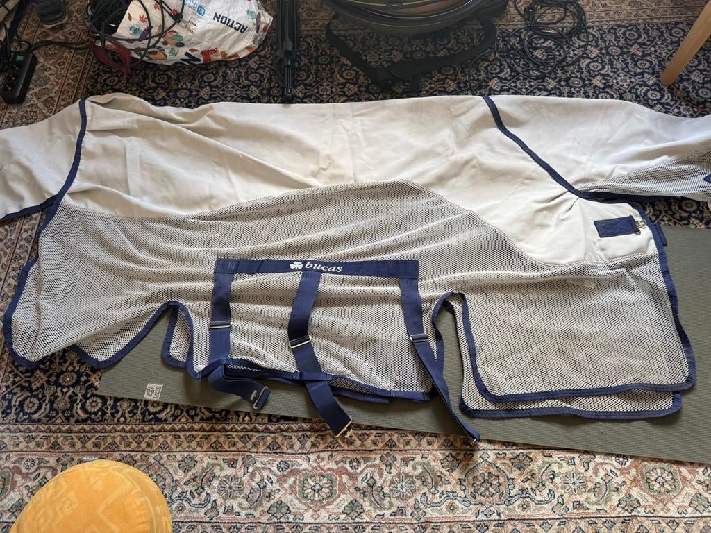 Bucas eczeemdeken sweet itch light maat 120-160, Dieren en Toebehoren, Ophalen of Verzenden, Gebruikt