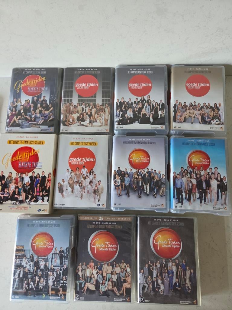 GTST - Seizoen 1 tm 16 + 18 + 19 + 20 + 21 + 22 + 24 + 25 26, Cd's en Dvd's, Dvd's | Tv en Series, Vanaf 12 jaar, Ophalen of Verzenden