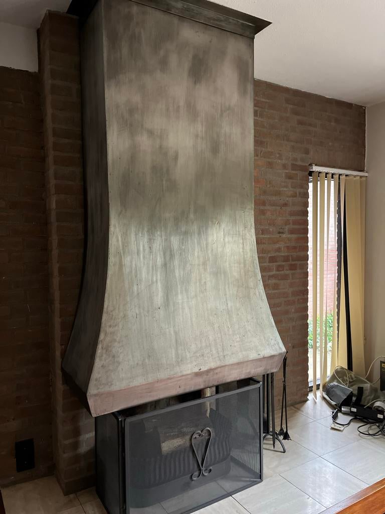 GRATIS AFHALEN: Schouw, openhaard en toebehoren, Ophalen, Gebruikt, Vrijstaande haard, Houthaard